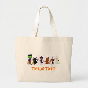 HalloweenFriends Grote Tote Bag
