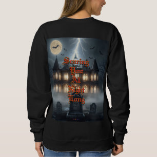 Halloweenhuis met Frankie, donkergrijs Trui