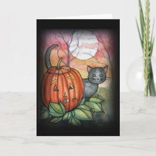 Halloweenkaart van Molly Harrison Kaart