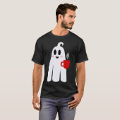 Halloweenkoffie drink spook grappig t-shirt (Voorkant volledig)