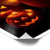 Halloweenlandschap Perfect Poster (Hoek)