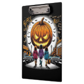 Halloweenmeisje Klembord (Links)