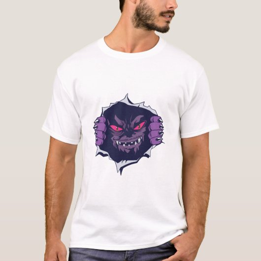 Halloweenmonster t-shirt (Voorkant)