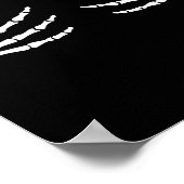 Halloween's Borstskelet Handen Borst Leuke Kosten Poster (Hoek)