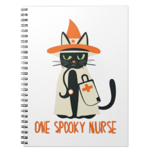 Halloween's Purrfect Blend - Een Spooky Verpleegst Notitieboek