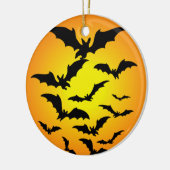 Halloween's vleermuis - keramisch ornament (Links)
