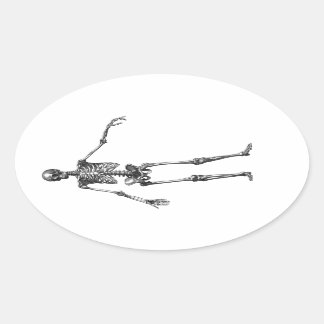 Halloweenstickers Ovale Sticker