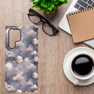 Halloweenvleermuizen Schattige spookachtig nacht Samsung Galaxy Hoesje