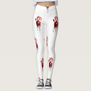 hallowen bloederige handen leggings