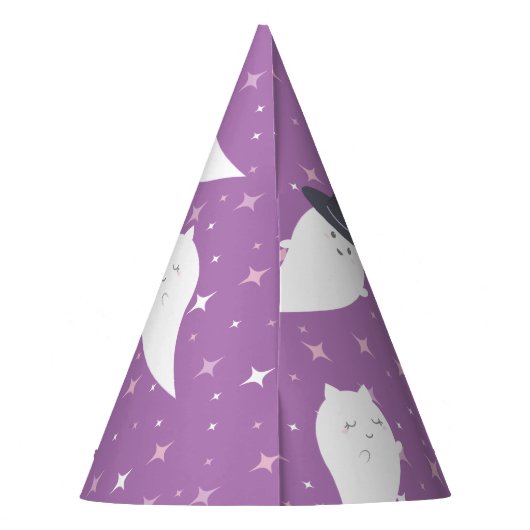 Hallowen Witch Ghost Birthday Party Pet Feesthoedjes (Achterkant)