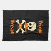 hallowensschedel theedoek (Horizontaal)