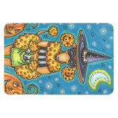 HALLOWEWEEN CITROUILLE POODLE, CHIEN MAGNET (Horizontal)
