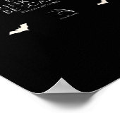 Hallowine Halloween Quote Eat Drink Poster (Hoek)