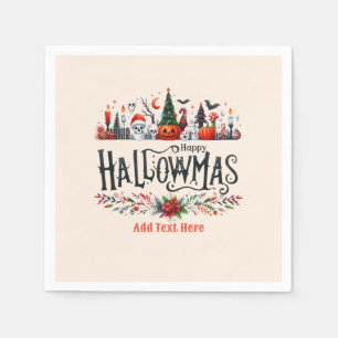 Hallowmas Halloween Kerst Mashup Servet