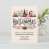 Hallowmas Invitations Noël avec thème Éffrayant (Debout devant)