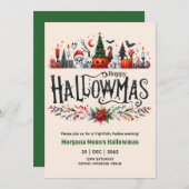 Hallowmas Invitations Noël avec thème Éffrayant (Devant / Derrière)