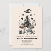 Hallowmas Invitations Noël avec thème Éffrayant (Devant)