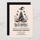 Hallowmas Invitations Noël avec thème Éffrayant (Devant / Derrière)