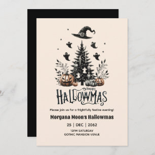 Hallowmas Invitations Noël avec thème Éffrayant