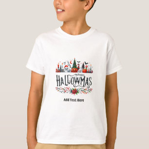 Hallowmas-shirts Halloween Kerst Mashup T-shirt