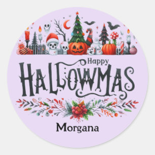 Hallowmas Stickers Halloween Kerst Mashup
