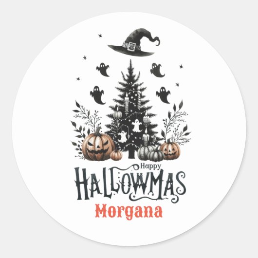 Hallowmas Stickers Halloween Kerst Mashup (Voorkant)