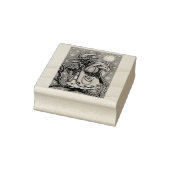 HALLOWS EVE BLACKBIRD WIZARD, HALLOWEEN RAVEN RUBBERSTEMPEL (Stempel)