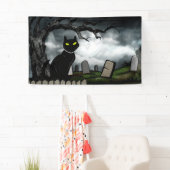 Hallows Graveyard Halloween Spandoek (Insitu)