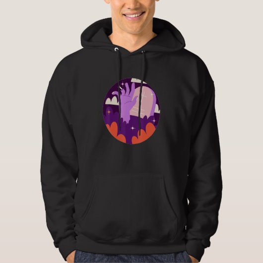 Hallowwen October 31 Scary   Cute Hoodie (Voorkant)