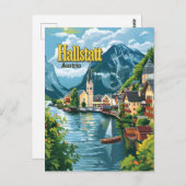 Hallstatt Austria Briefkaart (Voorkant / Achterkant)