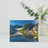 Hallstatt Austria Briefkaart (Staand voorkant)