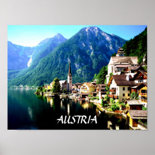 HALLSTATT, AUSTRIA  POSTER