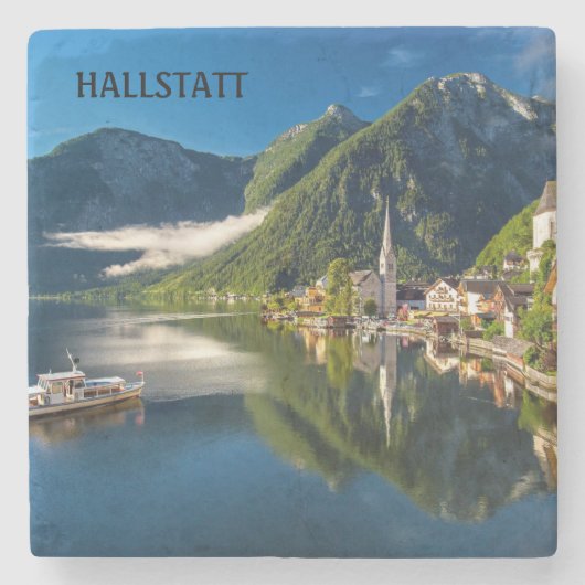 Hallstatt Austria Stenen Onderzetter (Voorkant)