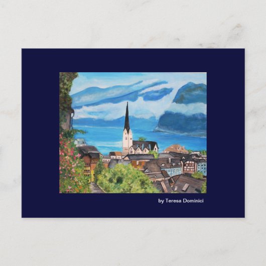 Hallstatt, Briefkaart Oostenrijk (Voorkant)