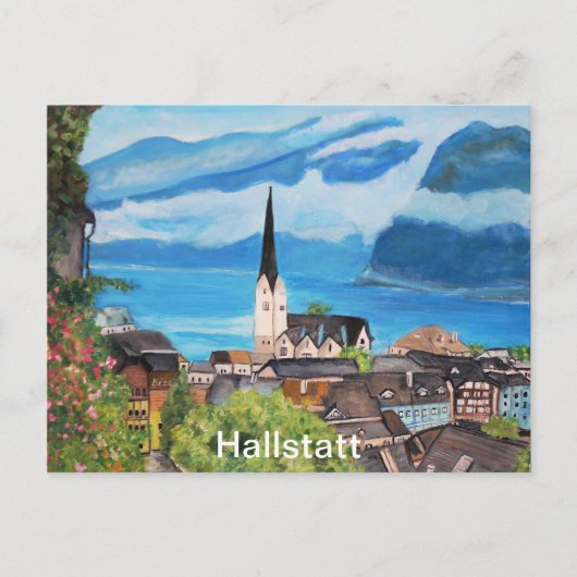 Hallstatt, Briefkaart Oostenrijk (Voorkant)