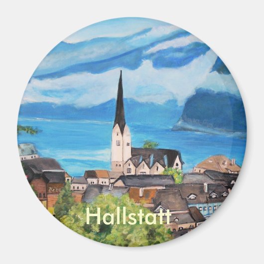 Hallstatt in Oostenrijk Magneet (Voorkant)