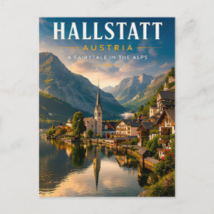 🏔️ Hallstatt Oostenrijk Alpendorp Briefkaart