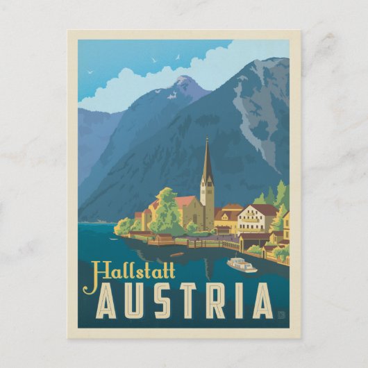 Hallstatt, Oostenrijk Briefkaart (Voorkant)