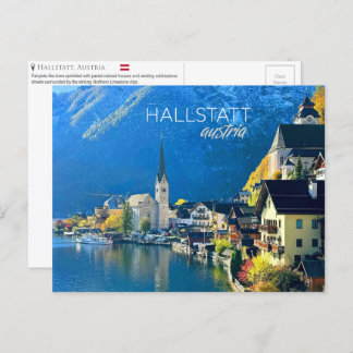 Hallstatt, Oostenrijk Briefkaart