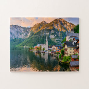 Hallstatt, Oostenrijk. Legpuzzel