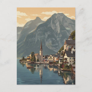 Hallstatt Oostenrijk Reizen Briefkaart