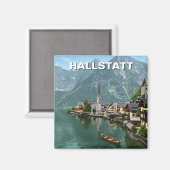 Hallstatt Oostenrijk Reizen Magneet (Voorkant / Achterkant)
