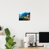 HALLSTATT, POSTER AUTRICHIEN (Bureau à domicile)