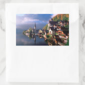 Hallstatt Rechthoekige Sticker (Tas)