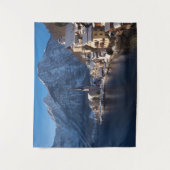 Hallstatt stad in de winter in de sneeuw wandkleed (Voorkant)