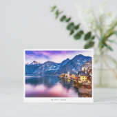 Hallstatt village Austria, Holiday Briefkaart (Staand voorkant)