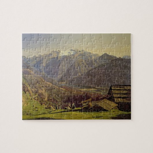 Hallstatter-See (olie op canvas) Legpuzzel (Horizontaal)