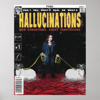 Hallucinaties komische cover PVRIS Poster