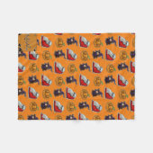 Halluwueen 2020 fleece deken (Voorkant (Horizontaal))