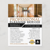 Hallway Floor, Cleaning Service Adverteren Flyer (Voorkant)